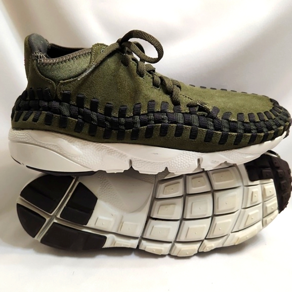 Nike Air Footscape Woven Chukka Cargo Khaki Shoes (M Size 7.5) - Picture 5 of 15